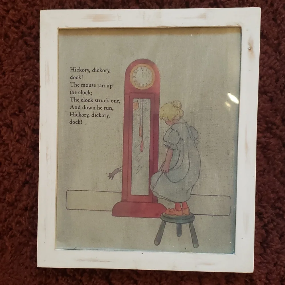 Restoration Hardware 'Mother Goose Nursery Rhyme' Wall Art Set (6)